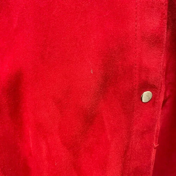 Lopez Taibo Argentinian Handmade Leather Suede Shirt Jacket with Sash Belt, S/M - Picture 12 of 13